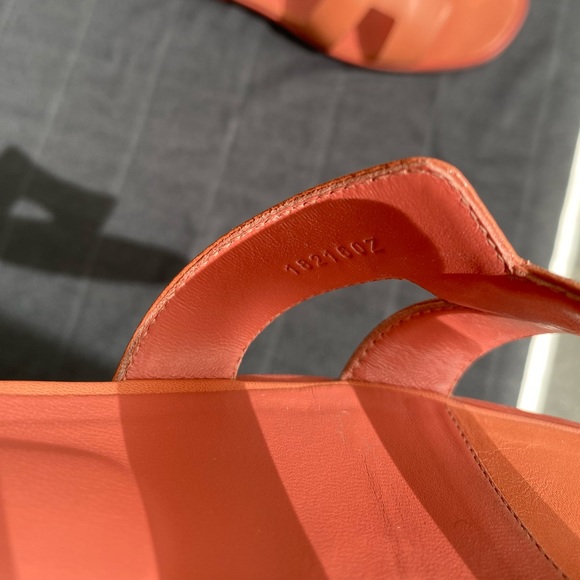 Hermes Oran Sandals in Size 36 Rouge Blush - Picture 7 of 11